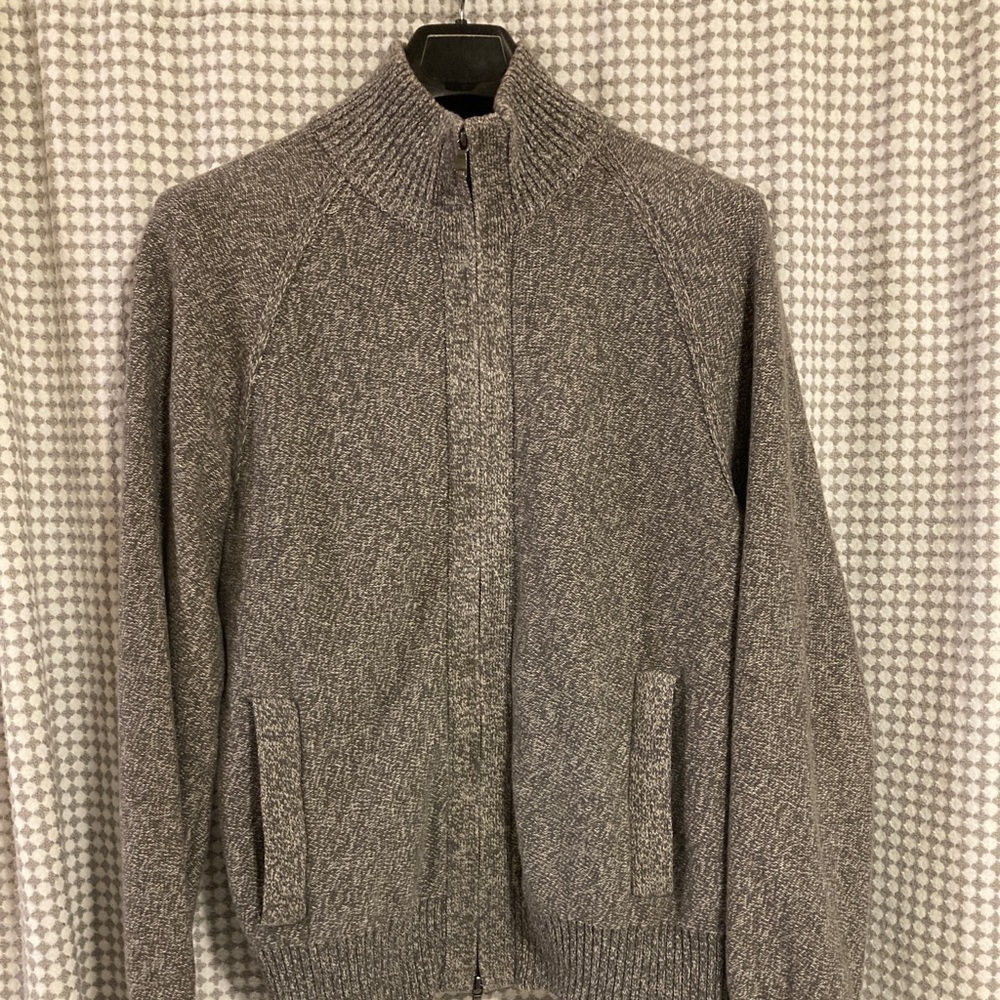 Banana Republic Full Zip Cowl Sweater Men’s Medium